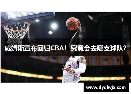威姆斯宣布回归CBA！究竟会去哪支球队？